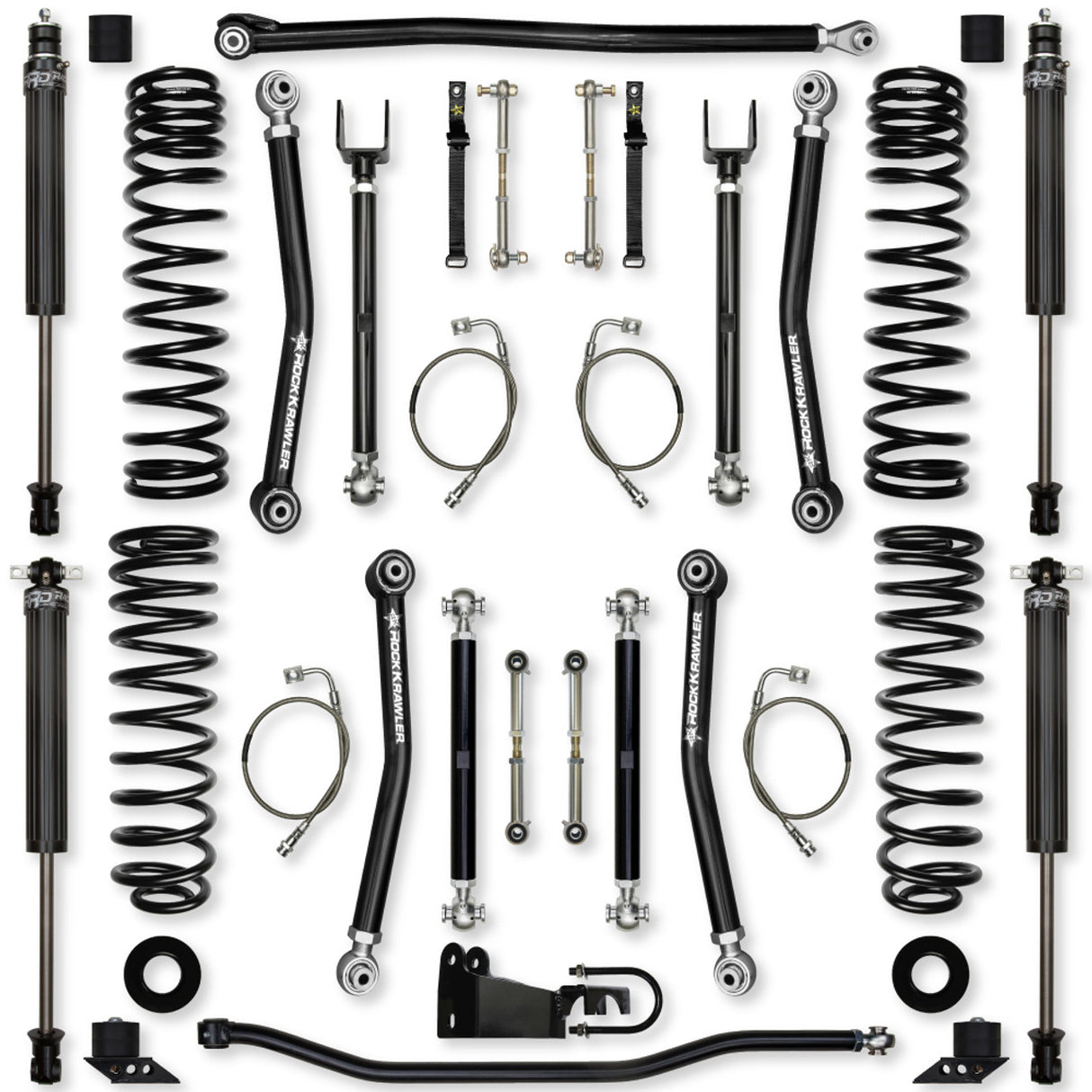 JKU 2.5" X-Factor Mid-arm System