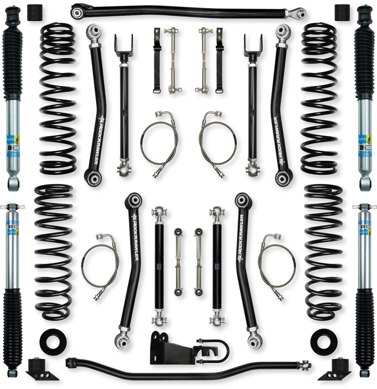JK 3.5" X-Factor Mid-arm System