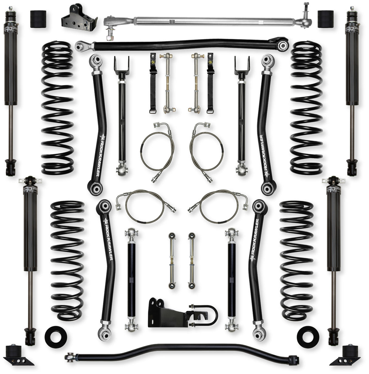 JKU 4.5" X-Factor Mid-arm System