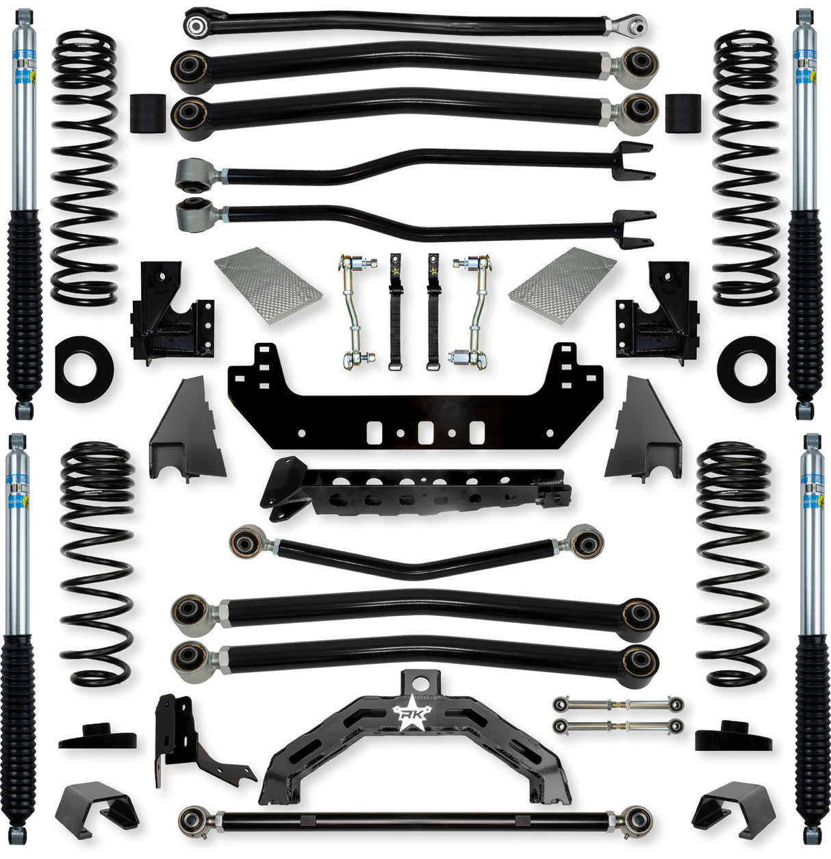 Rock Krawler 3.0" Adventure - X2 Long-Arm Suspension System for Jeep Gladiator JT (Gas Models)