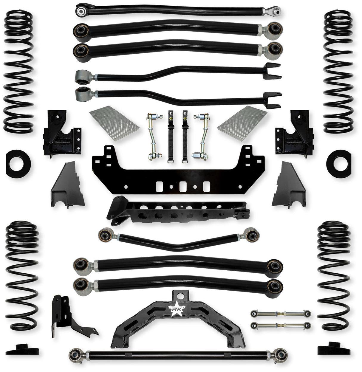 Rock Krawler 3.0" Adventure - X2 Long-Arm Suspension System for Jeep Gladiator JT (Diesel Models)