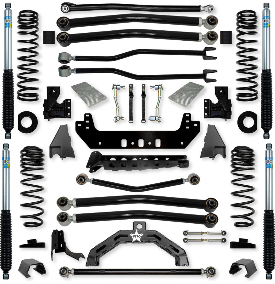 Rock Krawler 3.0" Adventure - X2 Long-Arm Suspension System for Jeep Gladiator JT (Diesel Models)