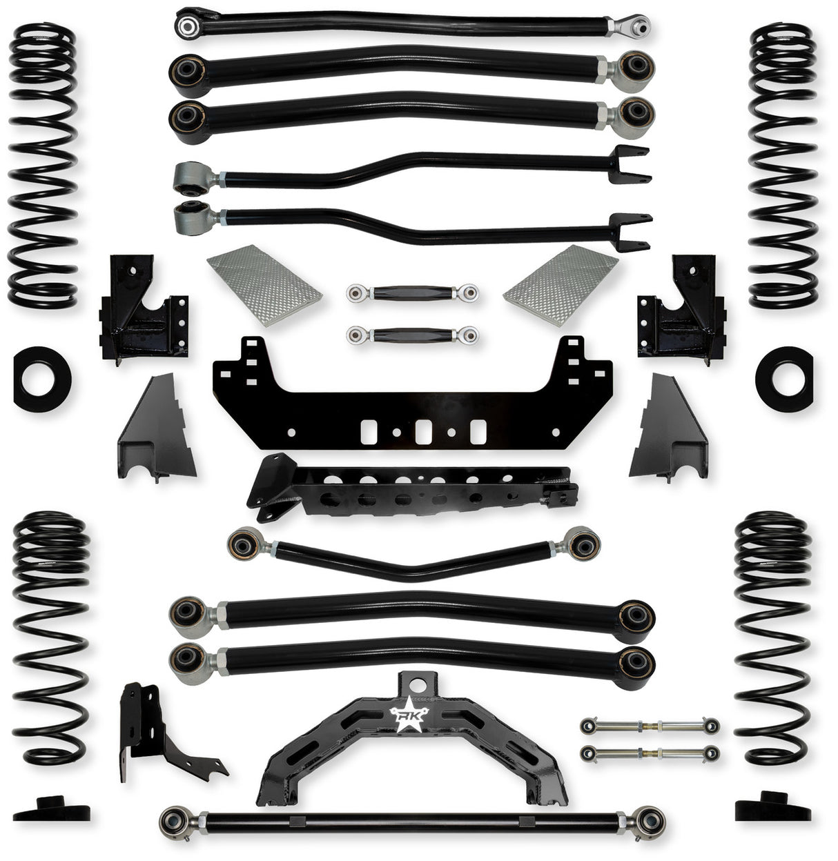 Rock Krawler 3.0" Adventure X2 "No Limits" Long-Arm Suspension System for Jeep Gladiator JT (Diesel Models)