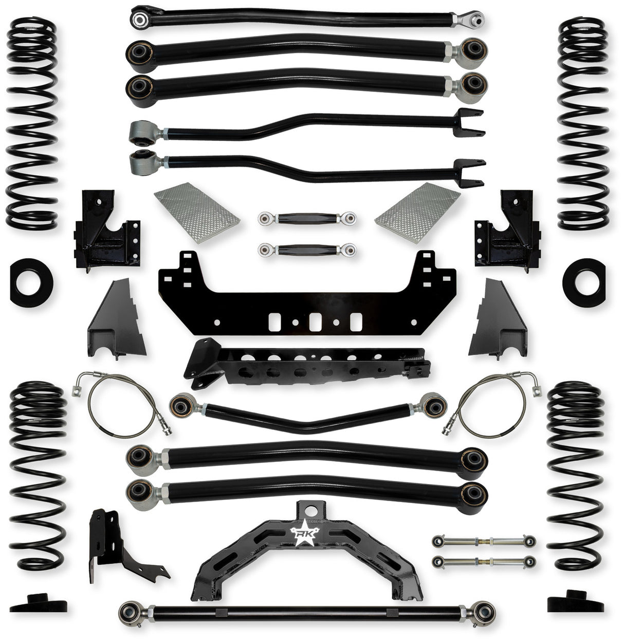 Rock Krawler 4.5" Adventure X2 "No Limits" Long-Arm Suspension System for Jeep Gladiator JT (Gas Models)