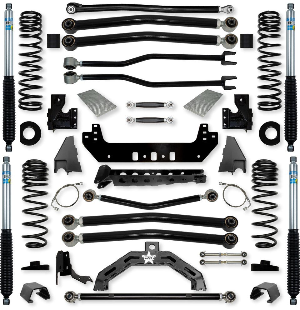 Rock Krawler 4.5" Adventure X2 "No Limits" Long-Arm Suspension System for Jeep Gladiator JT (Gas Models)