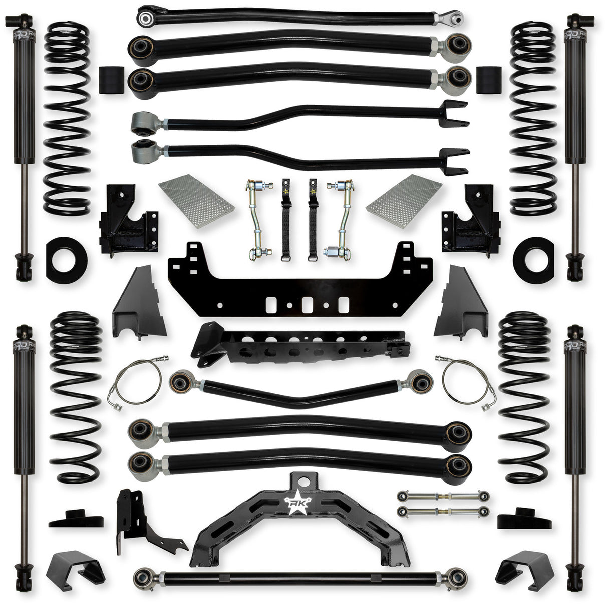 Rock Krawler 4.5" Adventure - X2 Long-Arm Suspension System for Jeep Gladiator JT (Diesel Models)