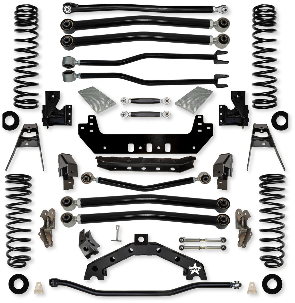 Rock Krawler 3.5" Adventure X2 "No Limits" Long-Arm Suspension System for Jeep Wrangler JL (Gas Models)