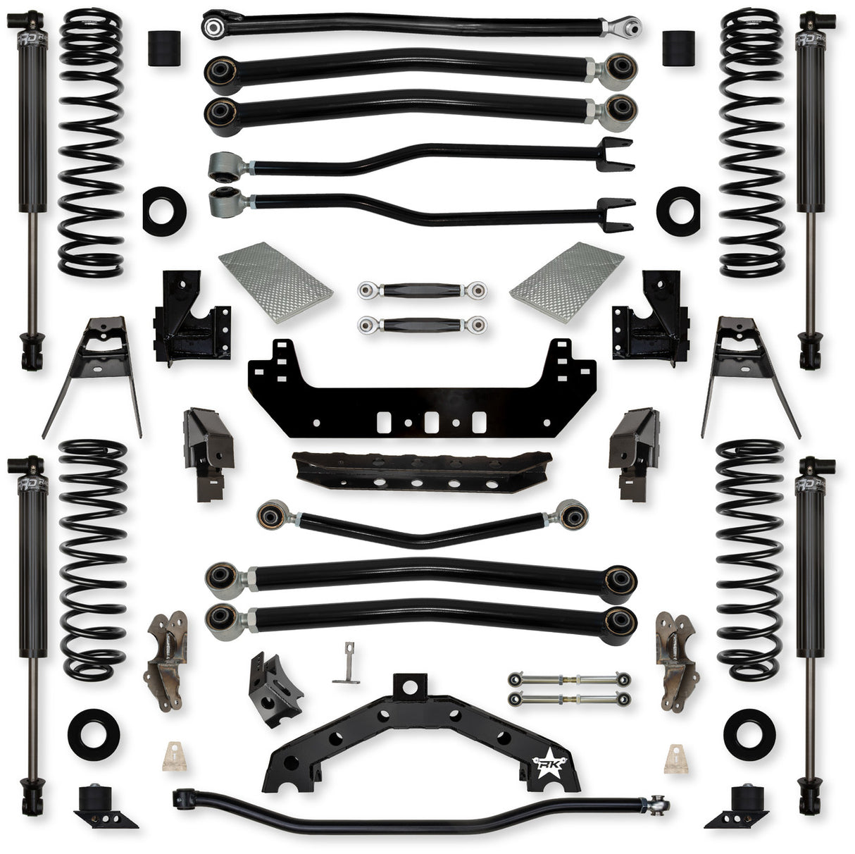 Rock Krawler 3.5" Adventure X2 "No Limits" Long-Arm Suspension System for Jeep Wrangler JL (Gas Models)