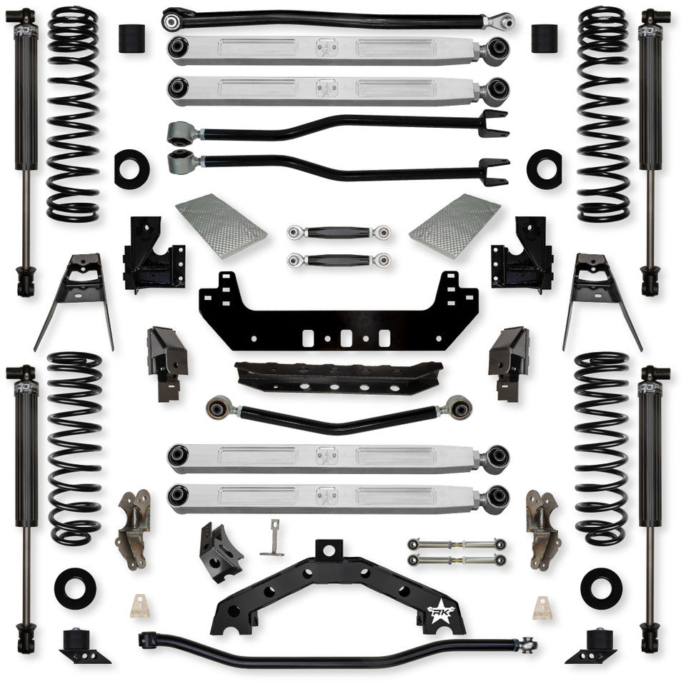 Rock Krawler 3.5" Adventure X2 PRO ELITE "No Limits" Long-Arm Suspension System for Jeep Wrangler JL (Gas Models)