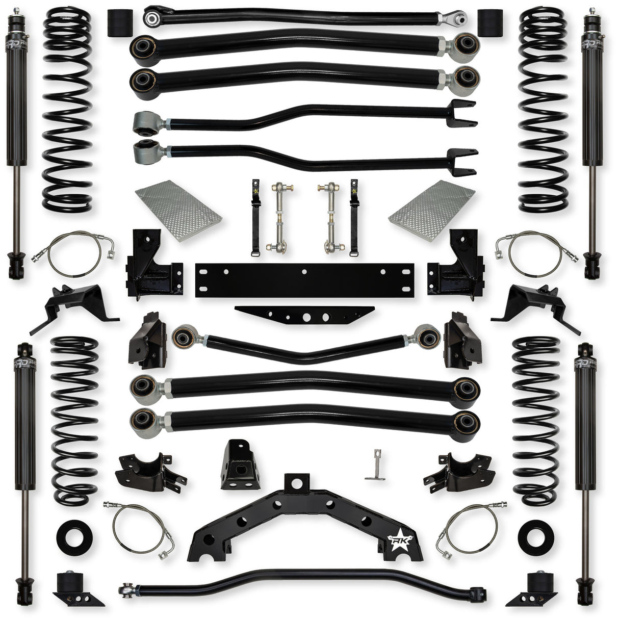 JKU 3.5" Adventure - X2 Long-Arm System