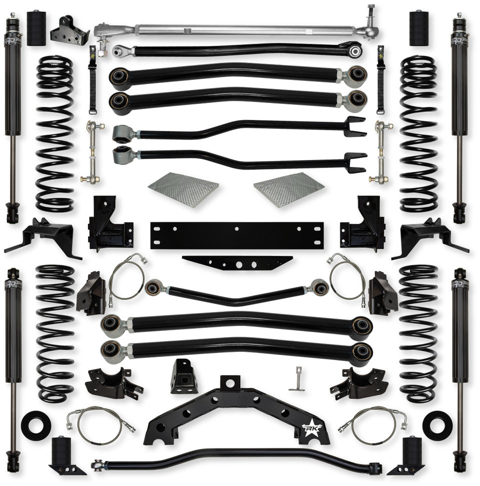 Rock Krawler 4.5" Adventure - X2 Long-Arm System - Fits Jeep JK