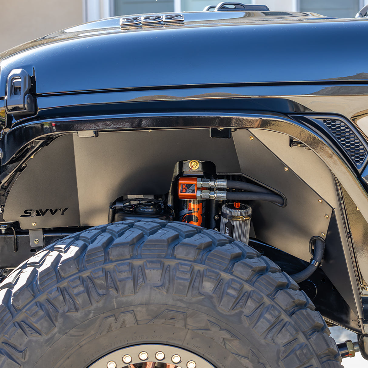 JEEP JL/JLU/JT SAVVY HIGH CLEARANCE ALUMINUM FRONT INNER FENDERS