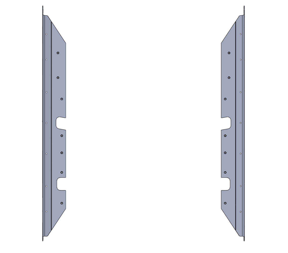 JEEP LJ SAVVY LEGACY 6061 ALUMINUM ROCKER ARMOR