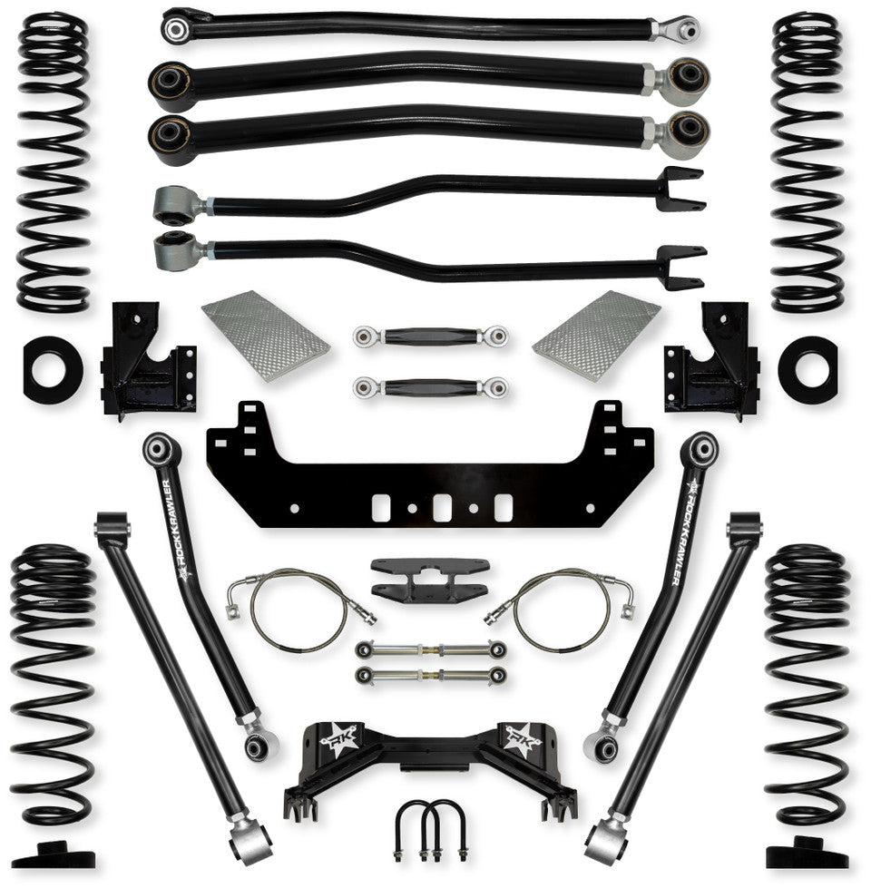 Rock Krawler 4.5" Silverback "No Limits" Long-Arm Suspension System for Jeep Gladiator (Gas Models)