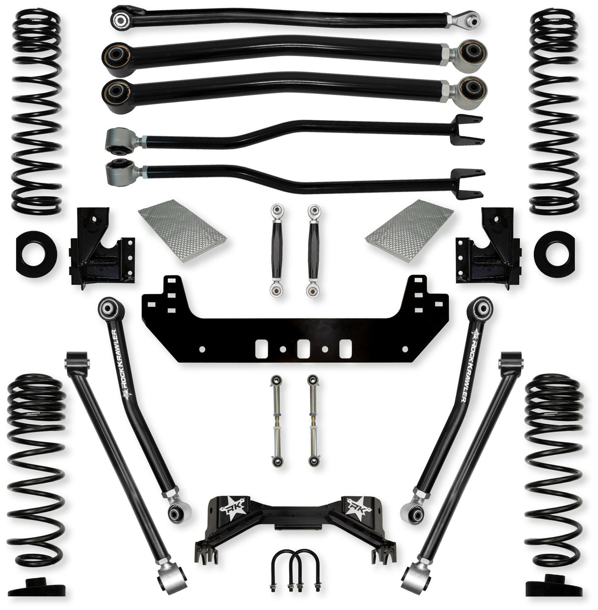 Rock Krawler 3.0" Silverback "No Limits" Long-Arm Suspension System for Jeep Gladiator (Gas Models)