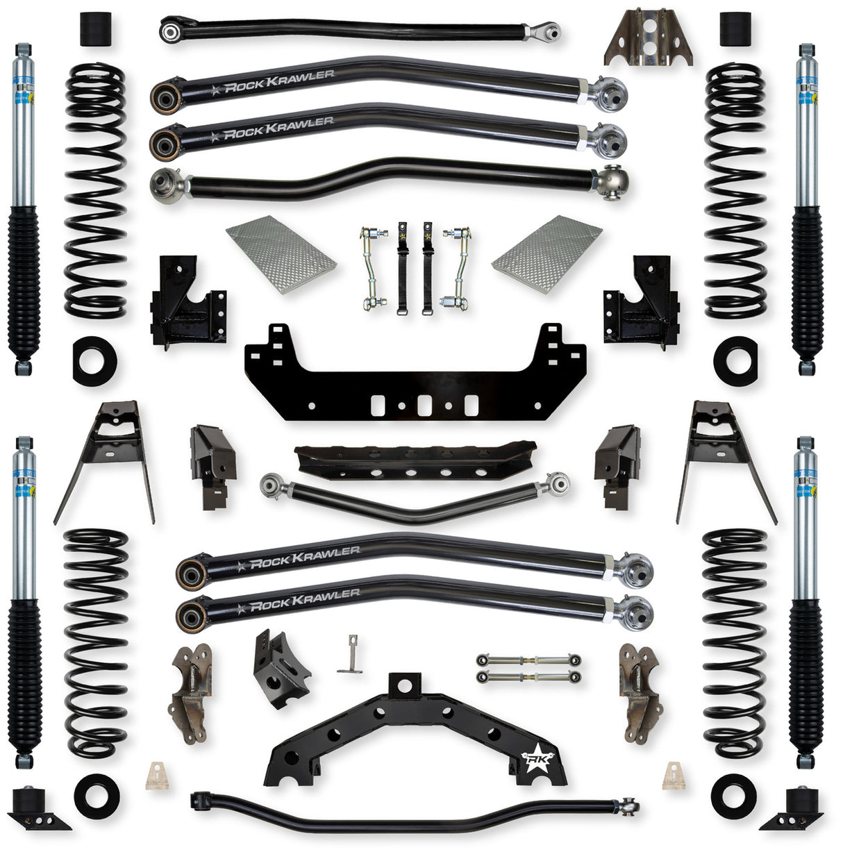 Rock Krawler 3.5" X-Factor X2 Long-Arm Suspension System for Jeep Wrangler JL (Gas Models)