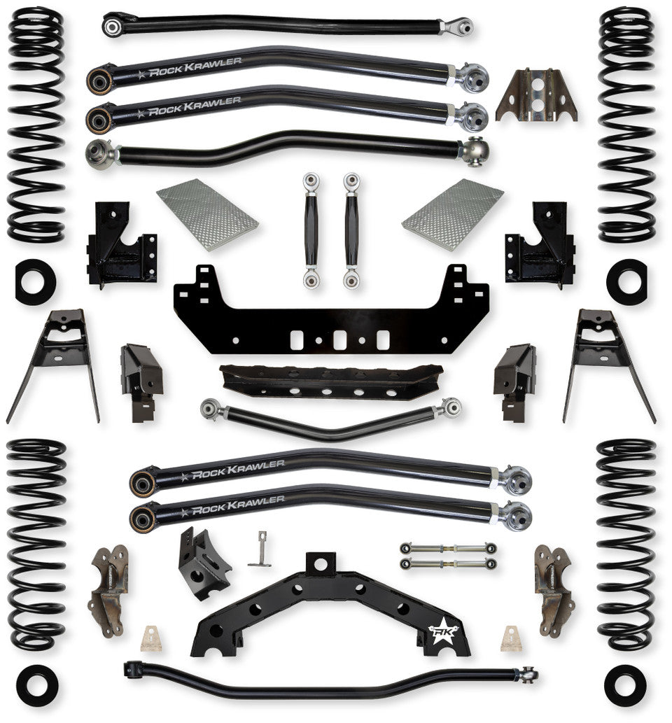 Rock Krawler 3.5" X-Factor X2 "No Limits" Long-Arm Suspension System for Jeep Wrangler JL (Gas Models)