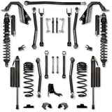 Rock Krawler 3.0" Adventure - X COILOVER "No Limits" Mid-Arm Suspension System for Jeep Gladiator JT (Diesel Models)