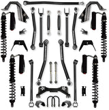 Rock Krawler 3.0" Adventure - X PRO COILOVER "No-Limits" Mid-Arm Suspension System for Jeep Gladiator JT (Gas Models)