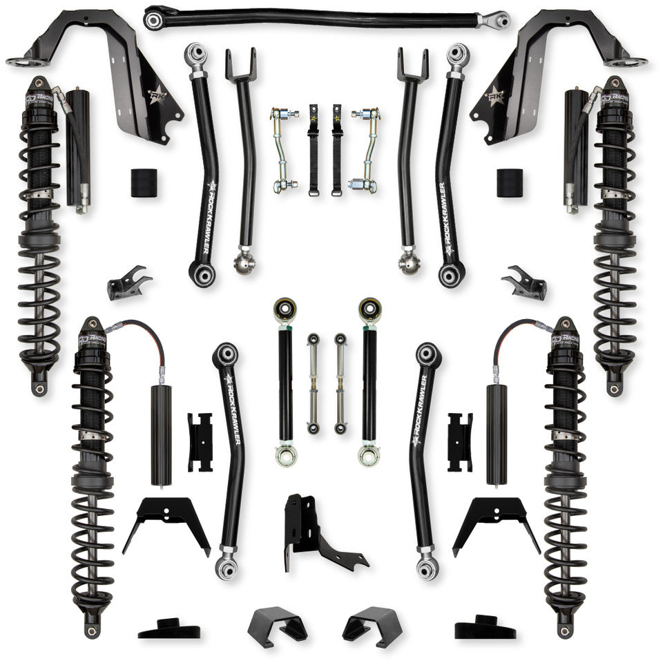 Rock Krawler 3.0" X-Factor COILOVER Mid-Arm Suspension System for Jeep Gladiator JT (Diesel Models)