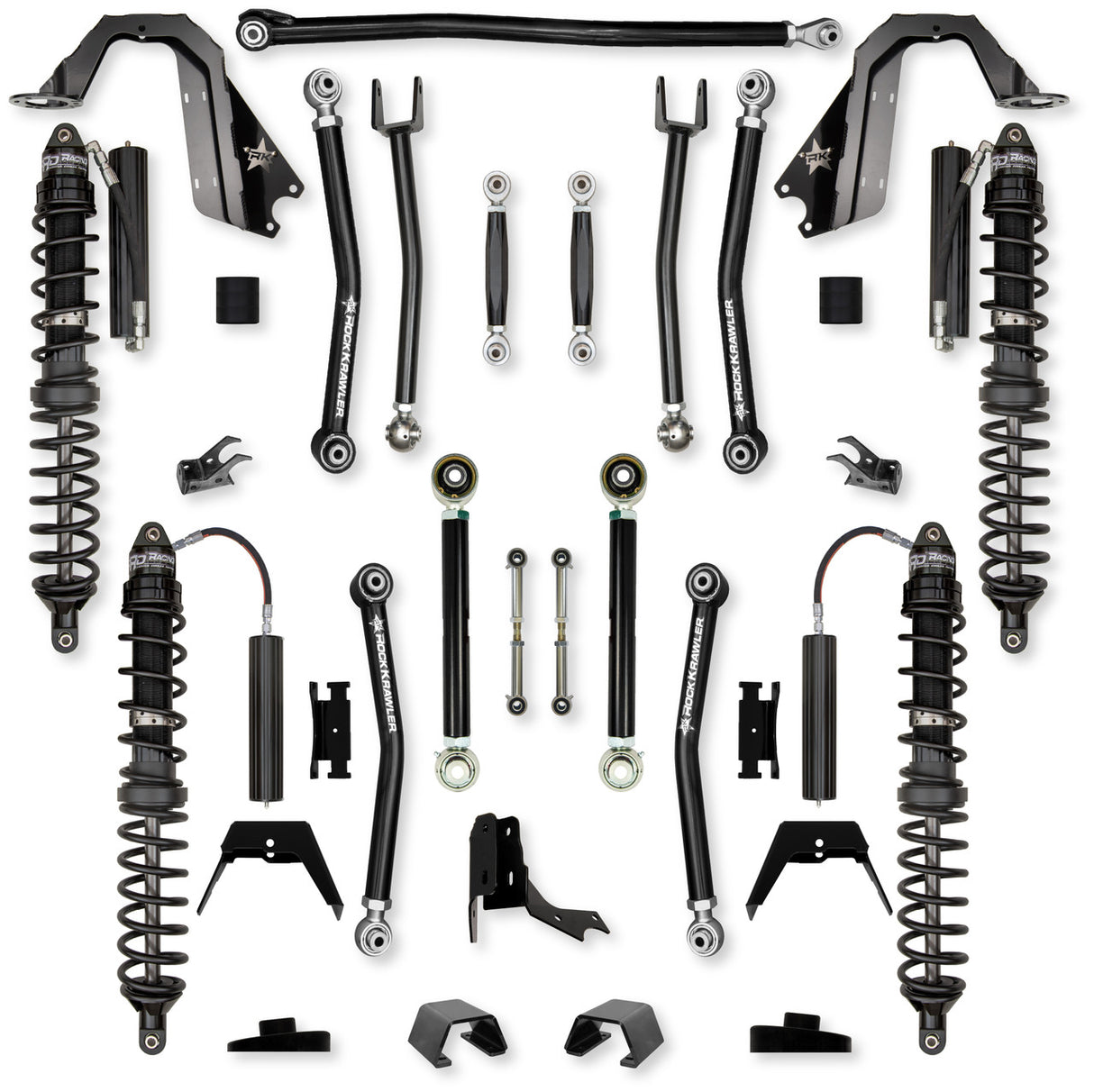 Rock Krawler 3.0" X-Factor COILOVER "No Limits" Mid-Arm System for Jeep Gladiator JT (Diesel Models)