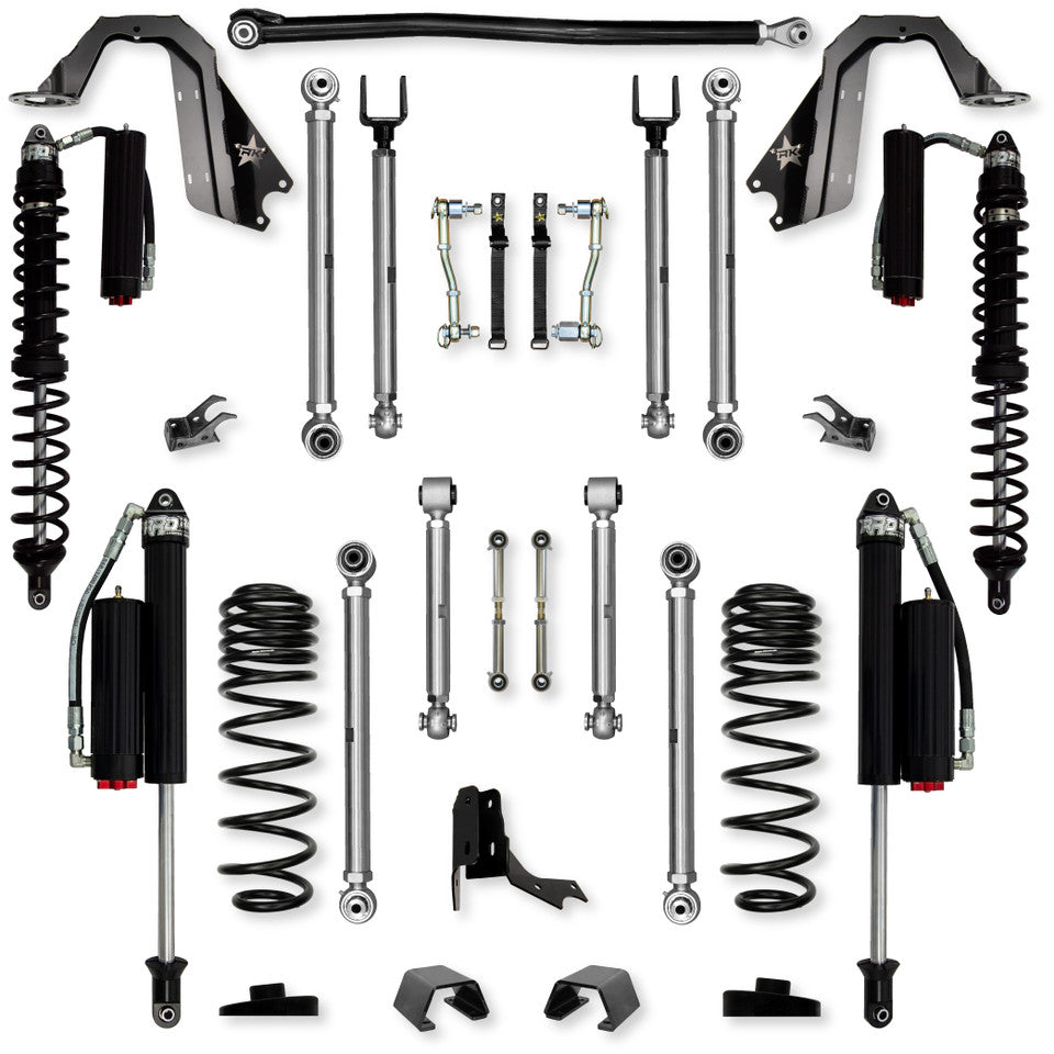 Rock Krawler 3.0" X-Factor PRO COILOVER Mid-Arm Suspension System for Jeep Gladiator JT (Gas Models)