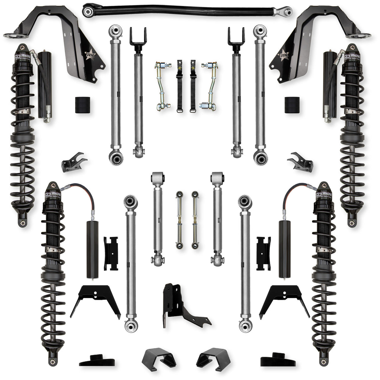 Rock Krawler 3.0" X-Factor PRO COILOVER Mid-Arm Suspension System for Jeep Gladiator JT (Gas Models)