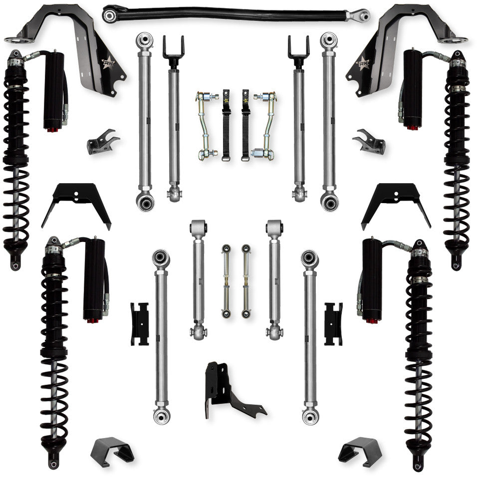 Rock Krawler 3.0" X-Factor PRO COILOVER Mid-Arm Suspension System for Jeep Gladiator JT (Gas Models)