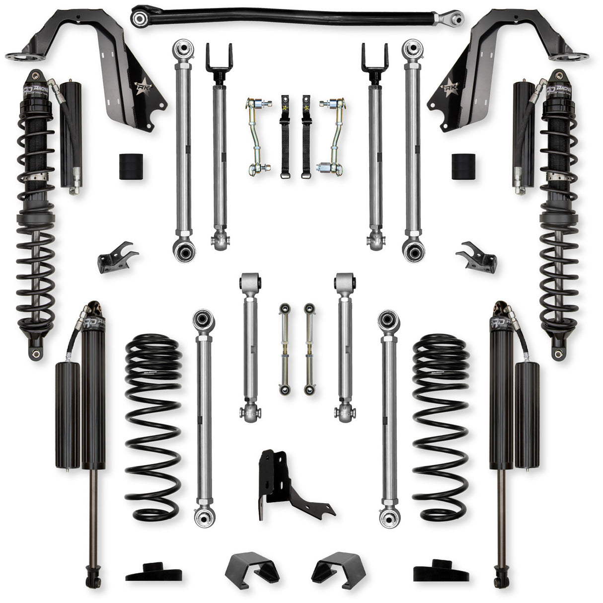 Rock Krawler 3.0" X-Factor PRO COILOVER Mid-Arm Suspension System for Jeep Gladiator JT (Diesel Models)