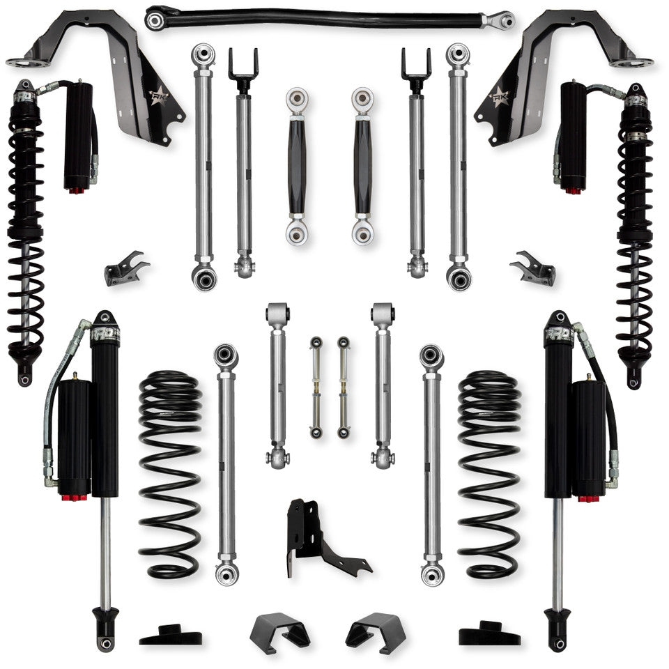 Rock Krawler 3.0" X-Factor PRO COILOVER "No Limits" Mid-Arm Suspension System for Jeep Gladiator JT (Diesel Models)