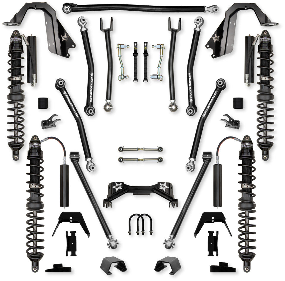 Rock Krawler 3.0" PRO - X COILOVER Mid-Arm Suspension System for Jeep Gladiator JT (Gas Models)