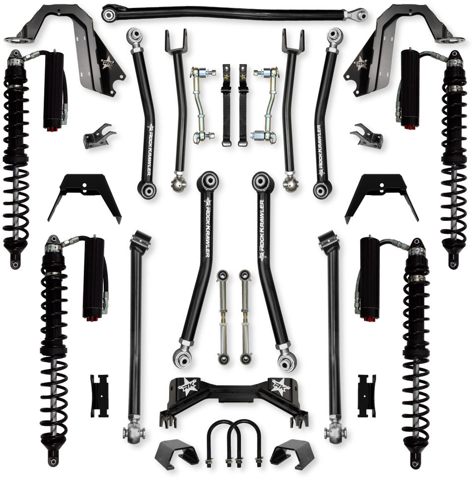 Rock Krawler 3.0" PRO - X COILOVER Mid-Arm Suspension System for Jeep Gladiator JT (Gas Models)