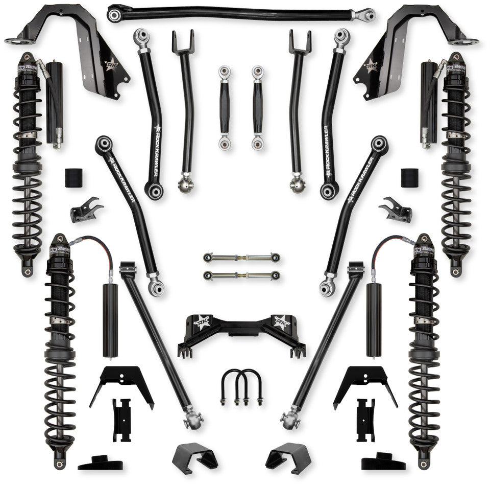 Rock Krawler 3.0" PRO - X COILOVER "No Limits" Mid-Arm System for Jeep Gladiator JT (Gas Models)