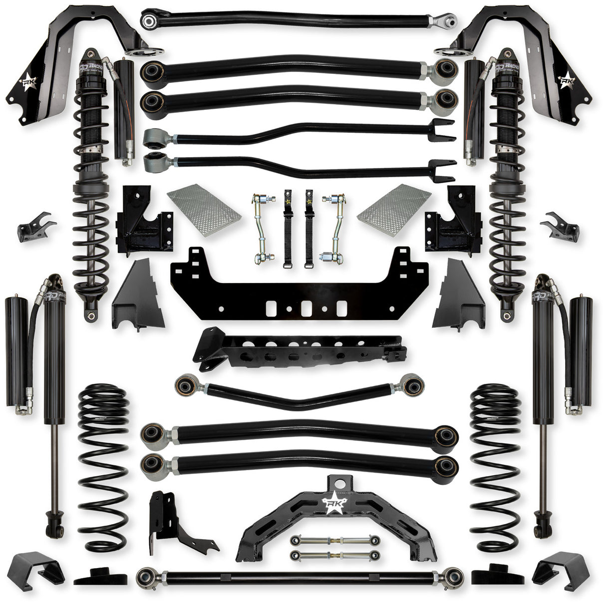 Rock Krawler 3.0" Adventure - X2 COILOVER Long-Arm Suspension System for Jeep Gladiator JT (Gas Models)