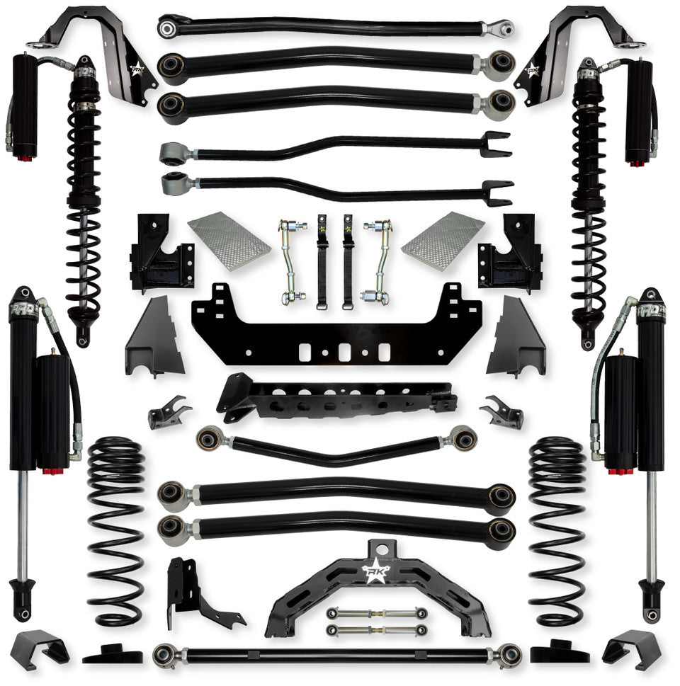Rock Krawler 3.0" Adventure - X2 COILOVER Long-Arm Suspension System for Jeep Gladiator JT (Gas Models)