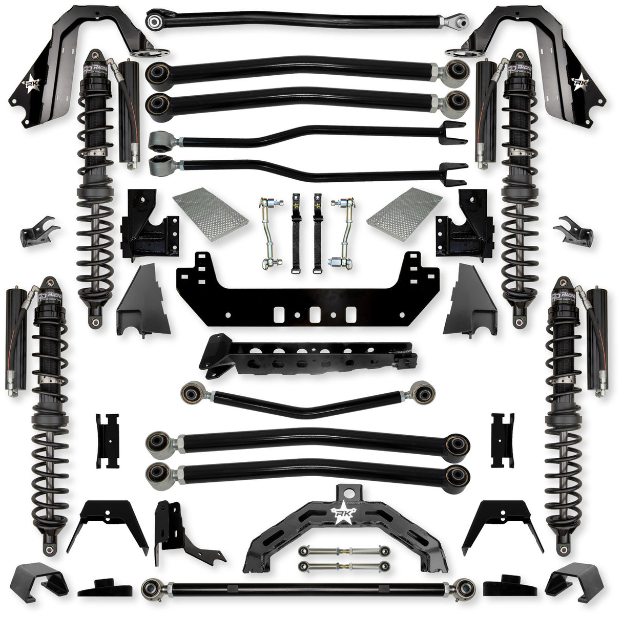 Rock Krawler 3.0" Adventure - X2 COILOVER Long-Arm Suspension System for Jeep Gladiator JT (Gas Models)