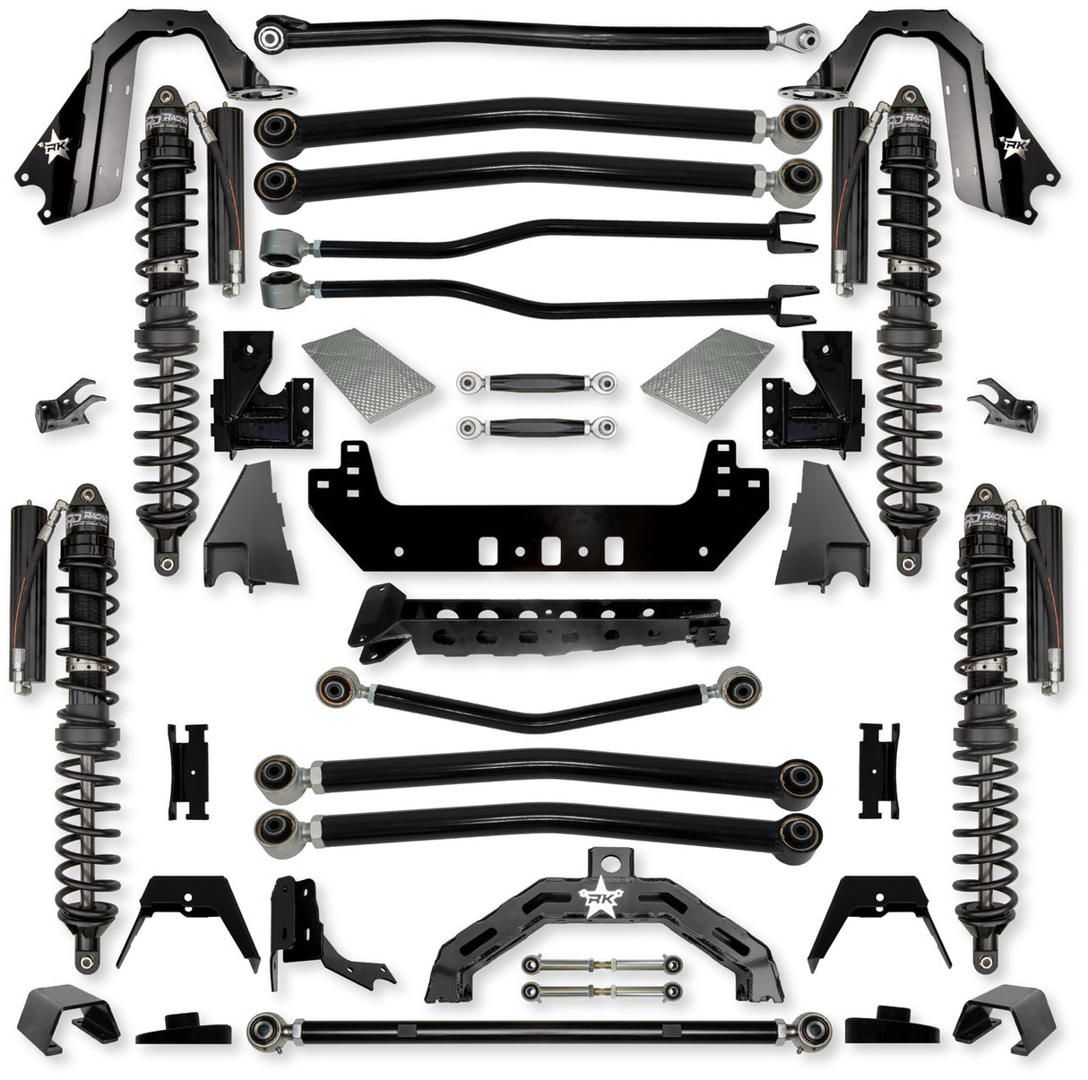 Rock Krawler 3.0" Adventure X2 COILOVER "No Limits" Long-Arm Suspension System for Jeep Gladiator JT (Gas Models)