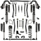 Rock Krawler 4.5" X-Factor COILOVER "No Limits" Mid-Arm Suspension System for Jeep Gladiator JT (Gas Models)
