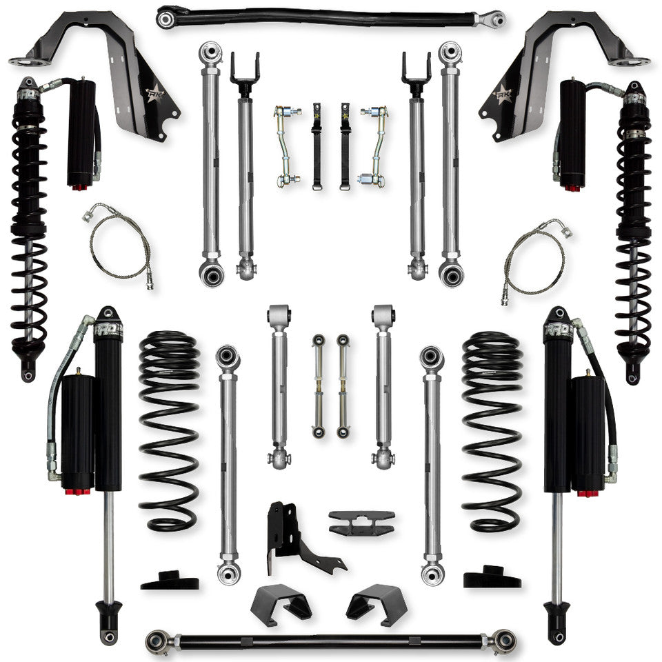 Rock Krawler 4.5" X-Factor PRO COILOVER Mid-Arm Suspension System for Jeep Gladiator JT (Gas Models)