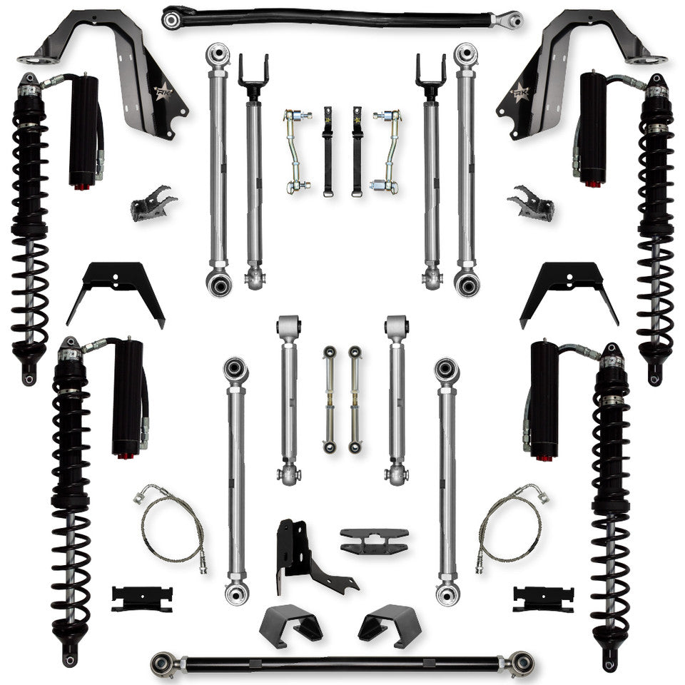 Rock Krawler 4.5" X-Factor PRO COILOVER Mid-Arm Suspension System for Jeep Gladiator JT (Gas Models)