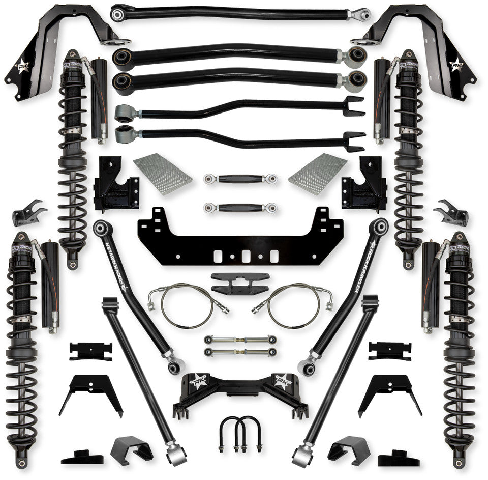 Rock Krawler 4.5" Silverback COILOVER "No Limits" Long-Arm Suspension System for Jeep Gladiator (Gas Models)