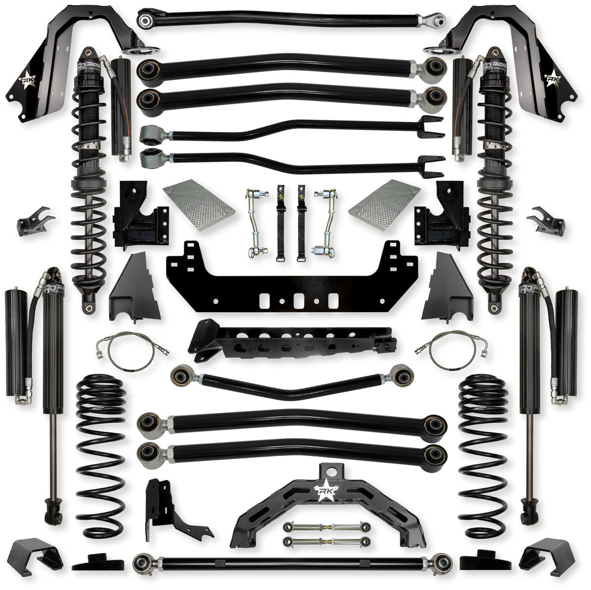 Rock Krawler 4.5" Adventure - X2 COILOVER Long-Arm Suspension System for Jeep Gladiator JT (Gas Models)