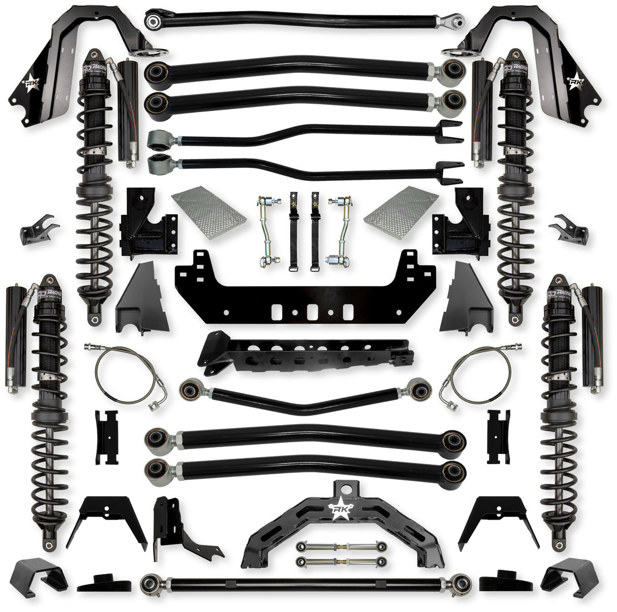 Rock Krawler 4.5" Adventure - X2 COILOVER Long-Arm Suspension System for Jeep Gladiator JT (Gas Models)