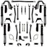 Rock Krawler 4.5" Adventure - X COILOVER "No Limits" Mid-Arm Suspension System for Jeep Gladiator JT (Diesel Models)
