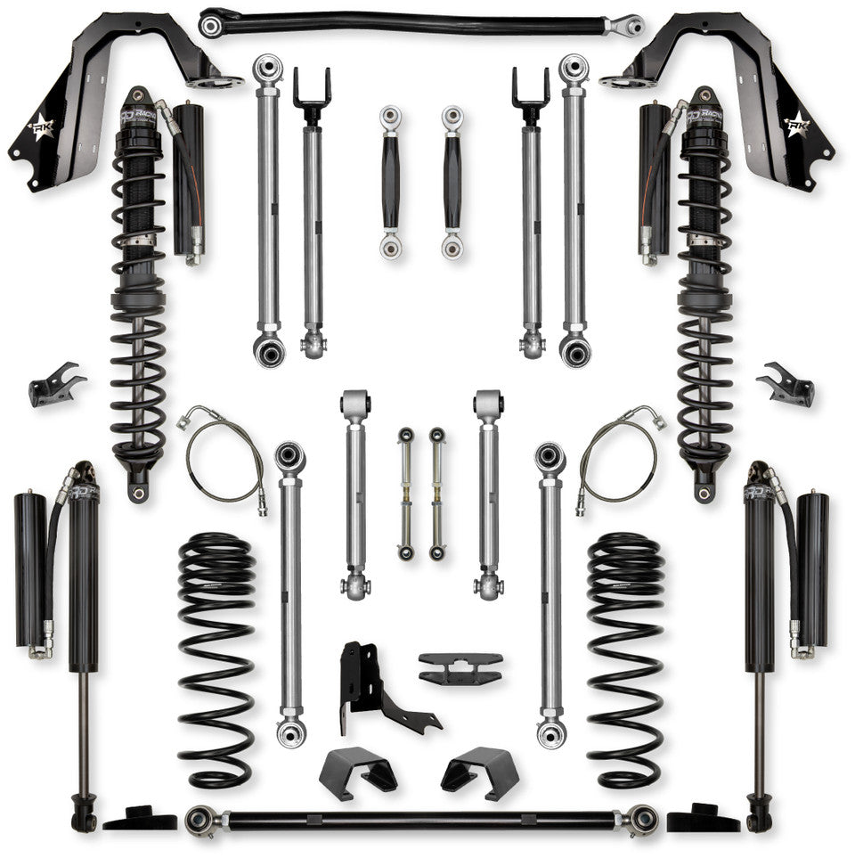 Rock Krawler 4.5" X-Factor PRO COILOVER "No Limits" Mid-Arm Suspension System for Jeep Gladiator JT (Diesel Models)