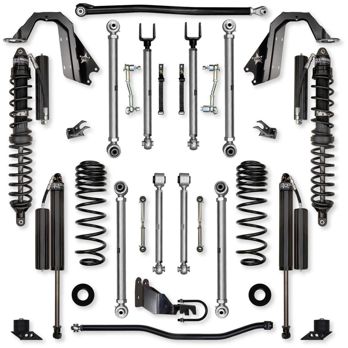 Rock Krawler 3.5" X-Factor PRO COILOVER Mid-Arm Suspension System for Jeep Wrangler JL (Gas Models)