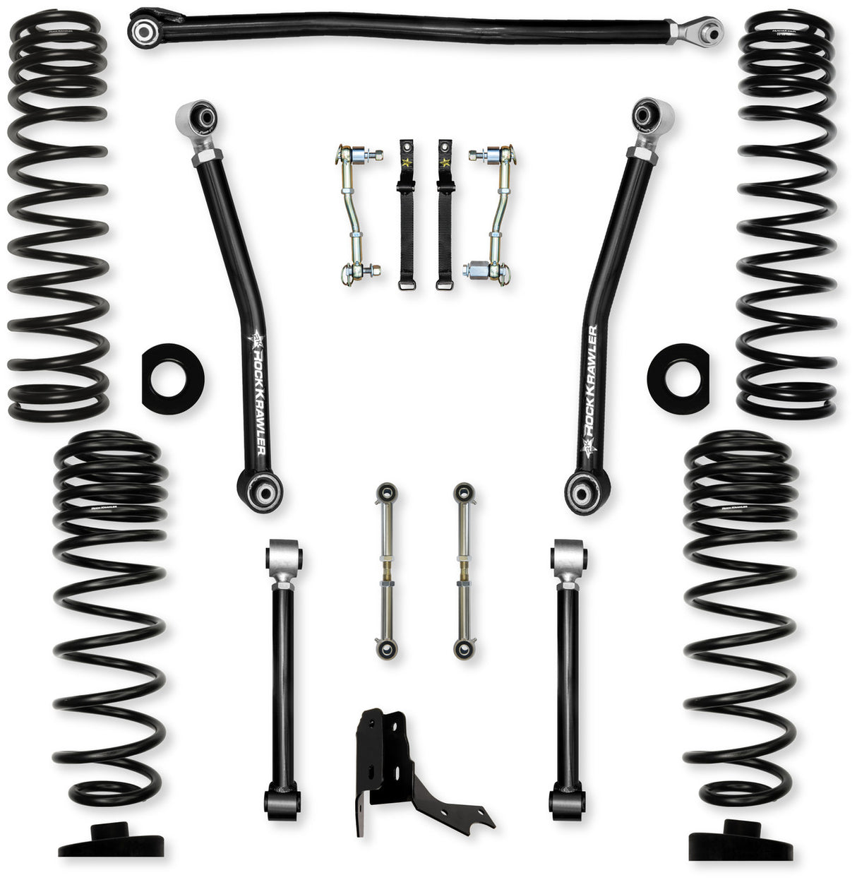 Rock Krawler 3.0" Overland Mid-Arm Suspension System for Jeep Gladiator JT (Gas Models)