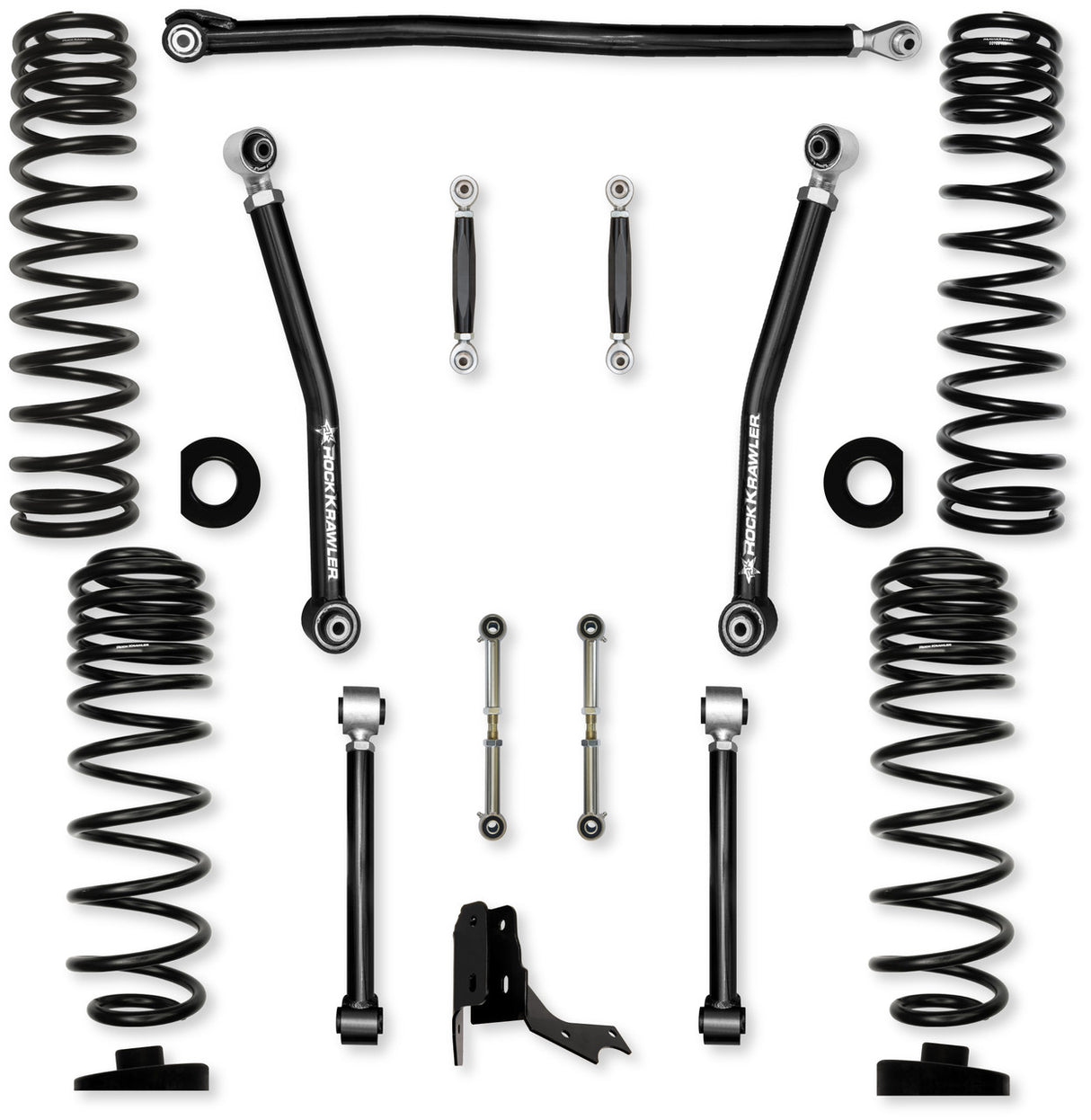 Rock Krawler 3.0" Overland "No Limits" Mid-Arm Suspension System for Jeep Gladiator JT (Diesel Models)