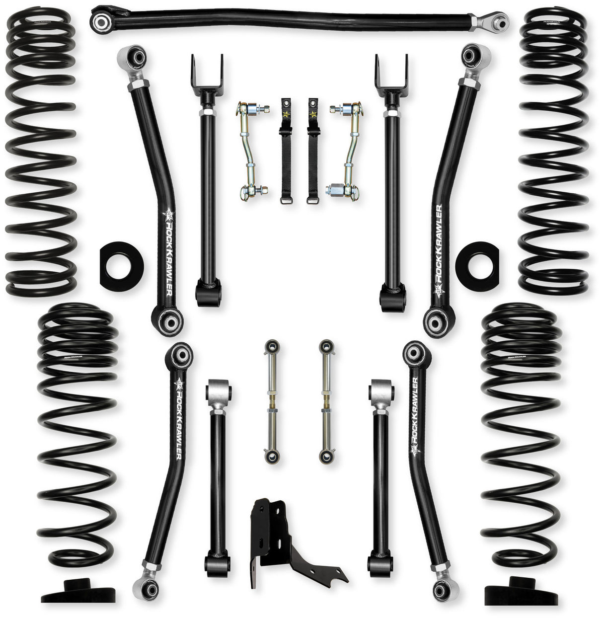 Rock Krawler 3.0" Overland X Mid-Arm Suspension System for Jeep Gladiator JT (Gas Models)