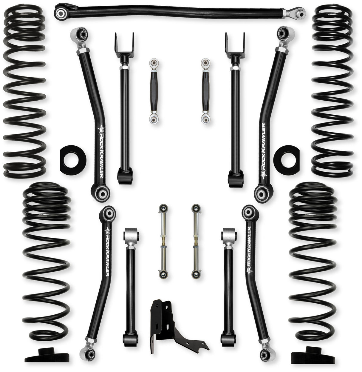 Rock Krawler 3.0" Overland X "No Limits" Mid-Arm Suspension System for Jeep Gladiator JT (Diesel Models)